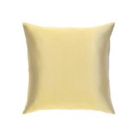 Silk cushion cover golden