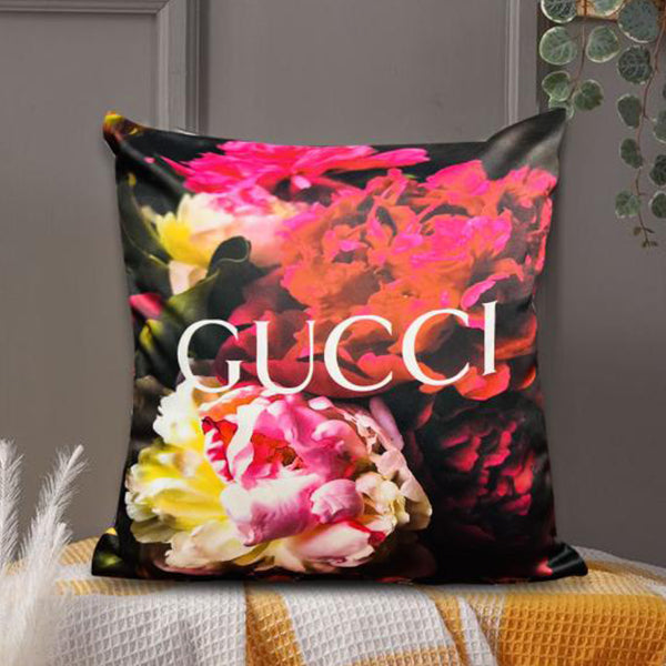 G blooming beauty 3d printed silk cushion cover