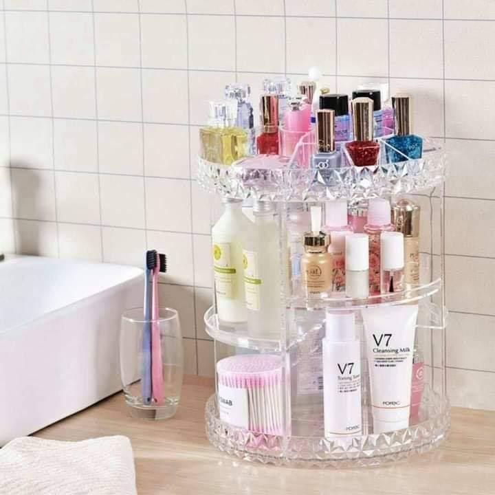 ACRYLIC ROTATING ORGANIZER