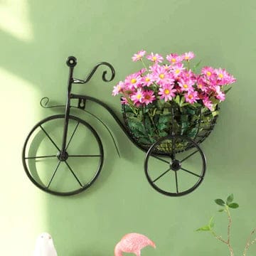 BICYLE DESIGN WALL BASKET FOR HOME DECORATION