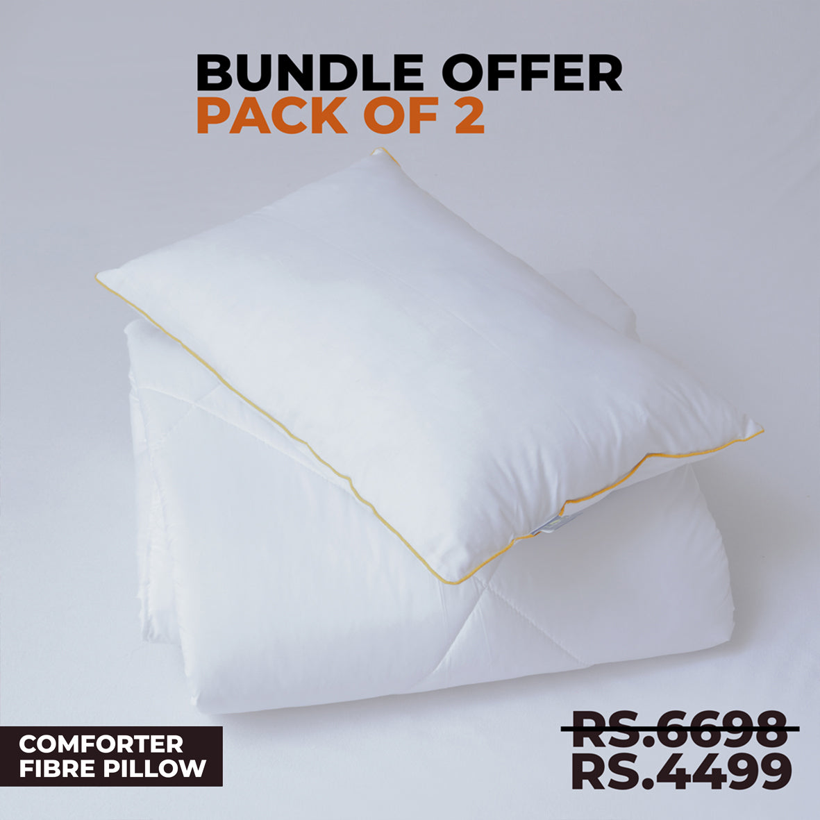 Bundle Offer | Pack of 2 Comforter Pillow