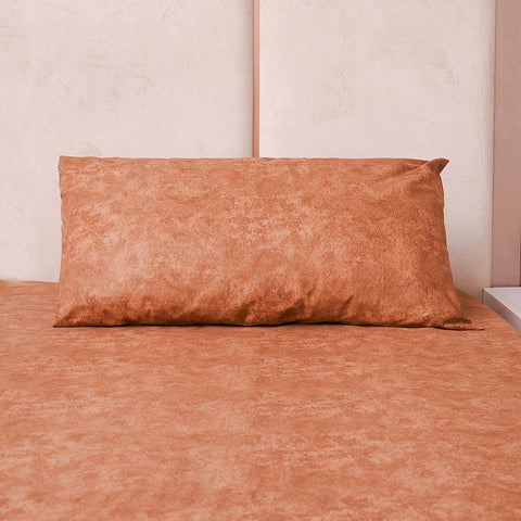 Rusty Percale Cotton Bedsheet