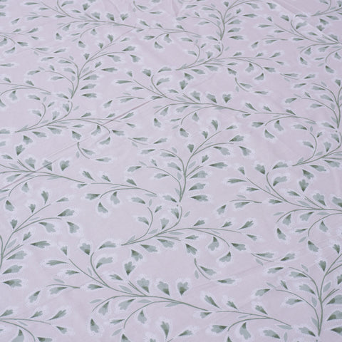 Green Leafy Breeze Percale Cotton Bedsheet