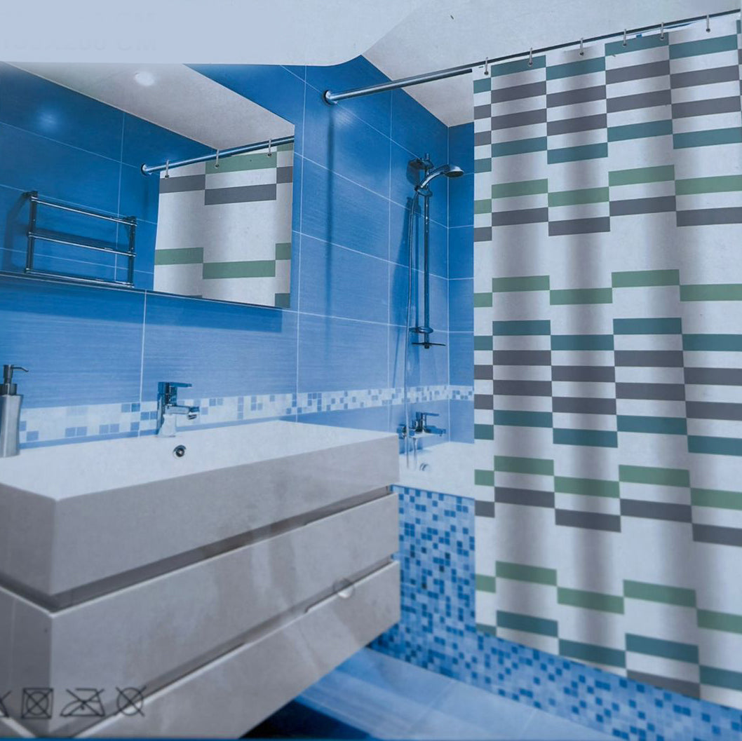 PEVA shower curtains design 3