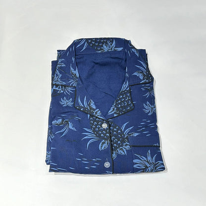 Womens loungewear Hawaiian blue