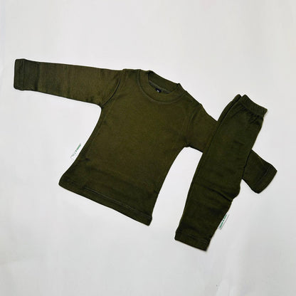 Infant nightsuit dark green