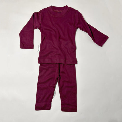 Infant nightsuit maroon