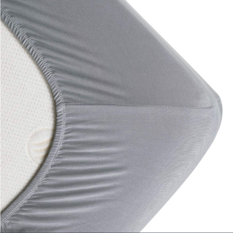 Jersey fitted sheet grey