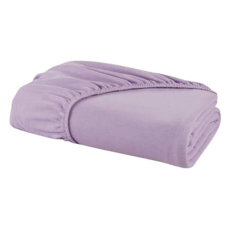 Jersey fitted sheet lilac