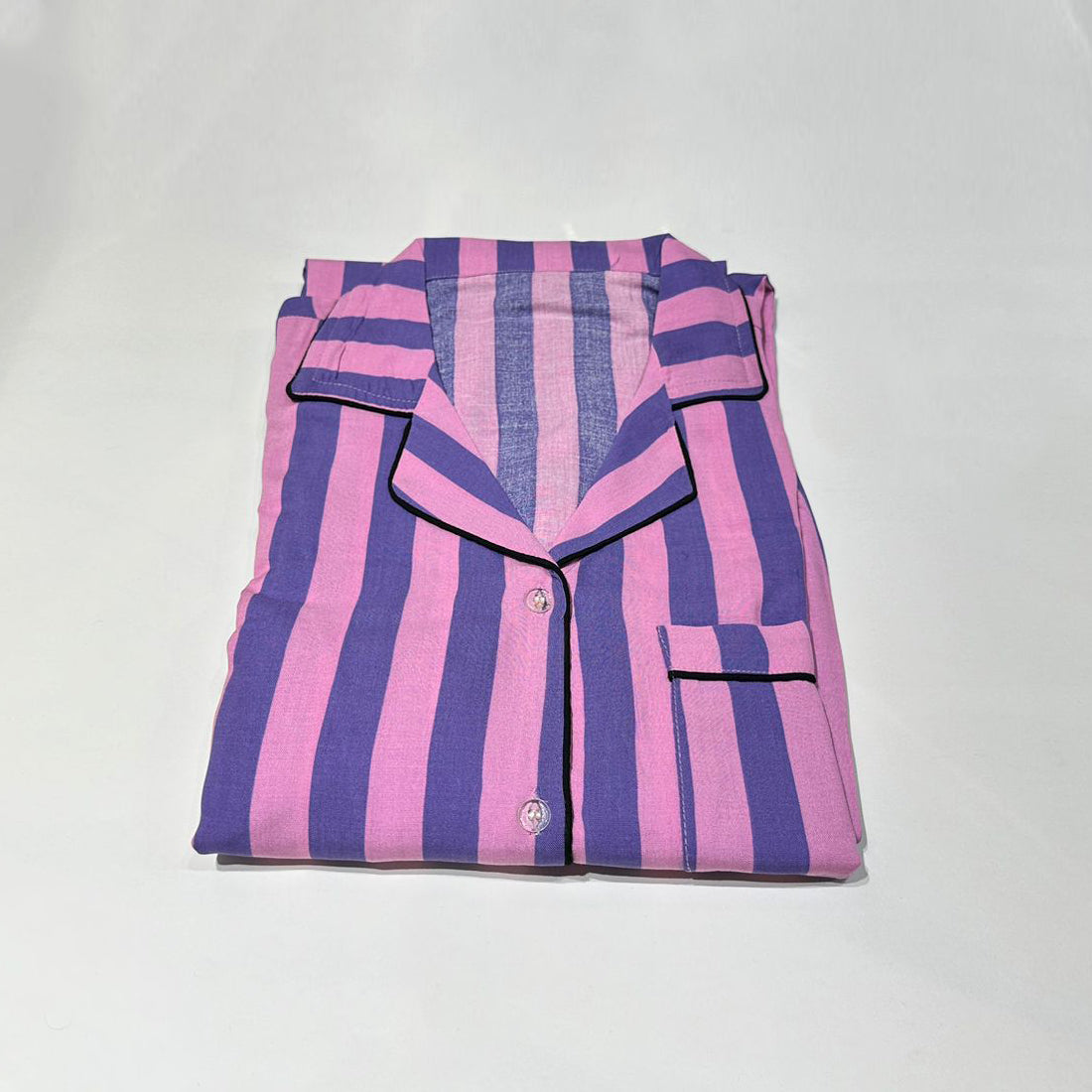 Womens loungewear lilac stripes