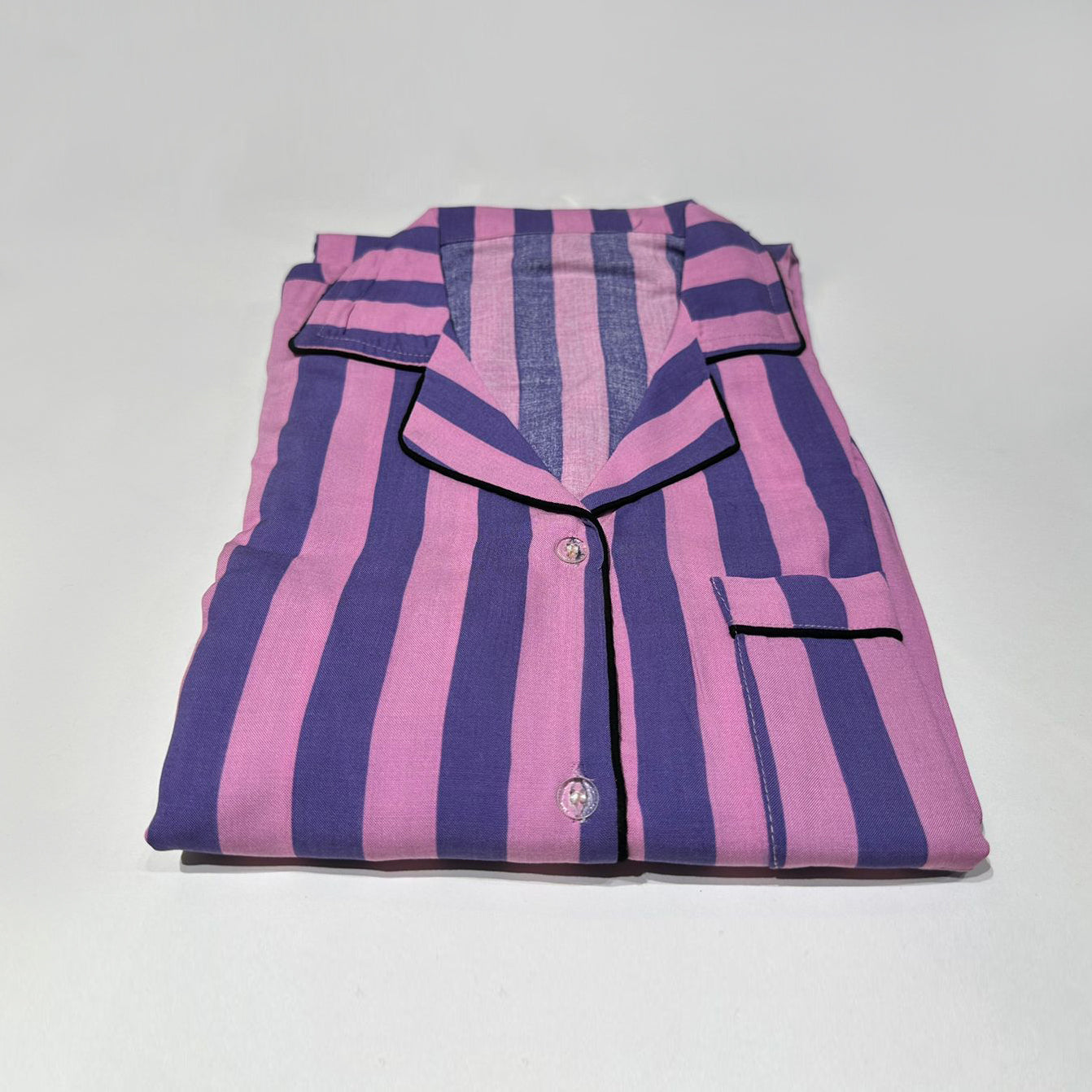 Womens loungewear lilac stripes