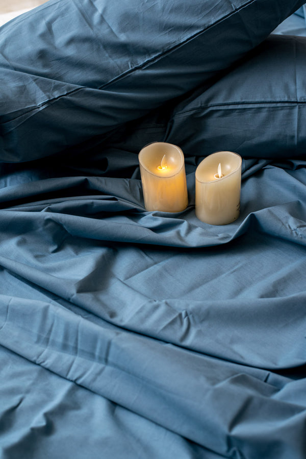 Blue mist 100% cotton bedsheet