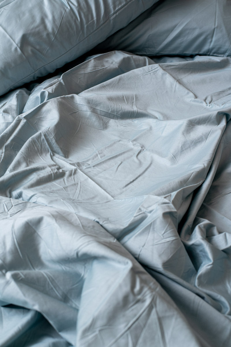 Blue horizon 100% cotton satin bedsheet