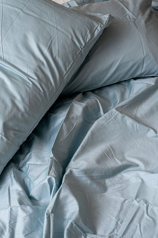 Blue horizon 100% cotton satin bedsheet