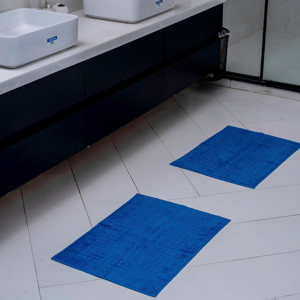 bathmat royal blue