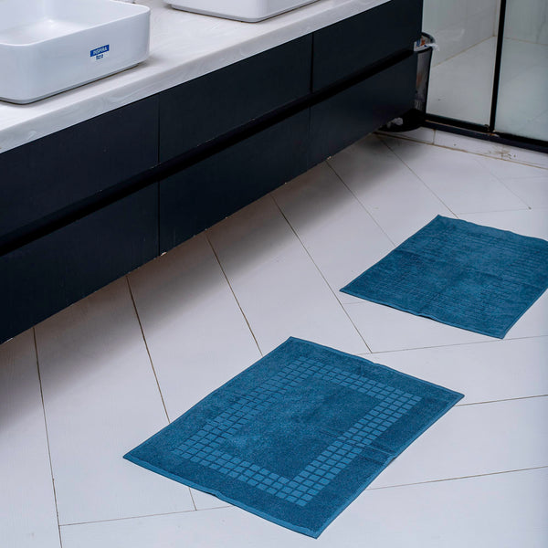 Bathmat blue