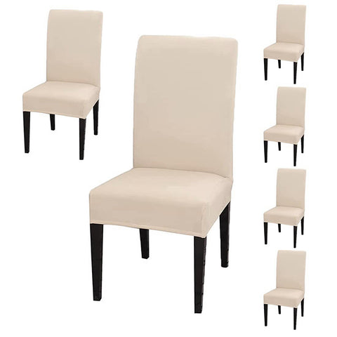 Dining room chair cover beige