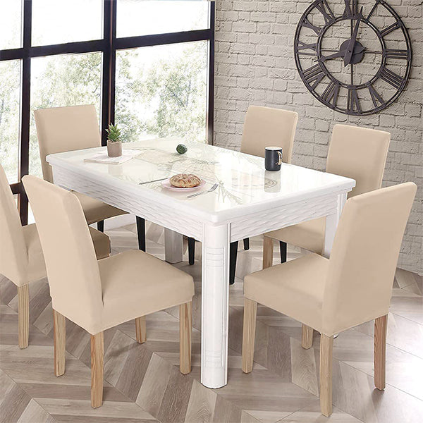 Dining room chair cover beige