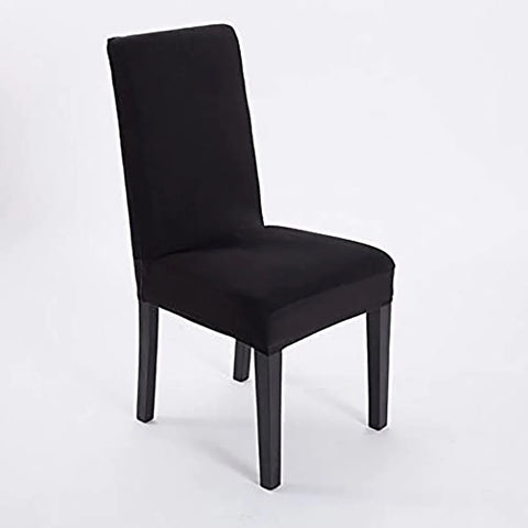 Dining room chair cover black