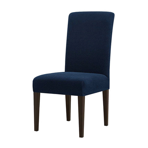Dining room chair cover blue