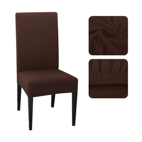 Dining room chair cover brown