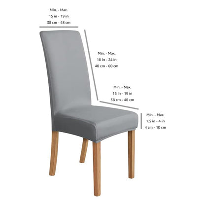 Dining room chair cover grey