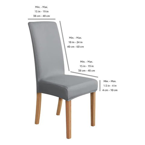 Dining room chair cover grey