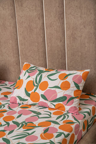 Peaches 100% percale bedsheet